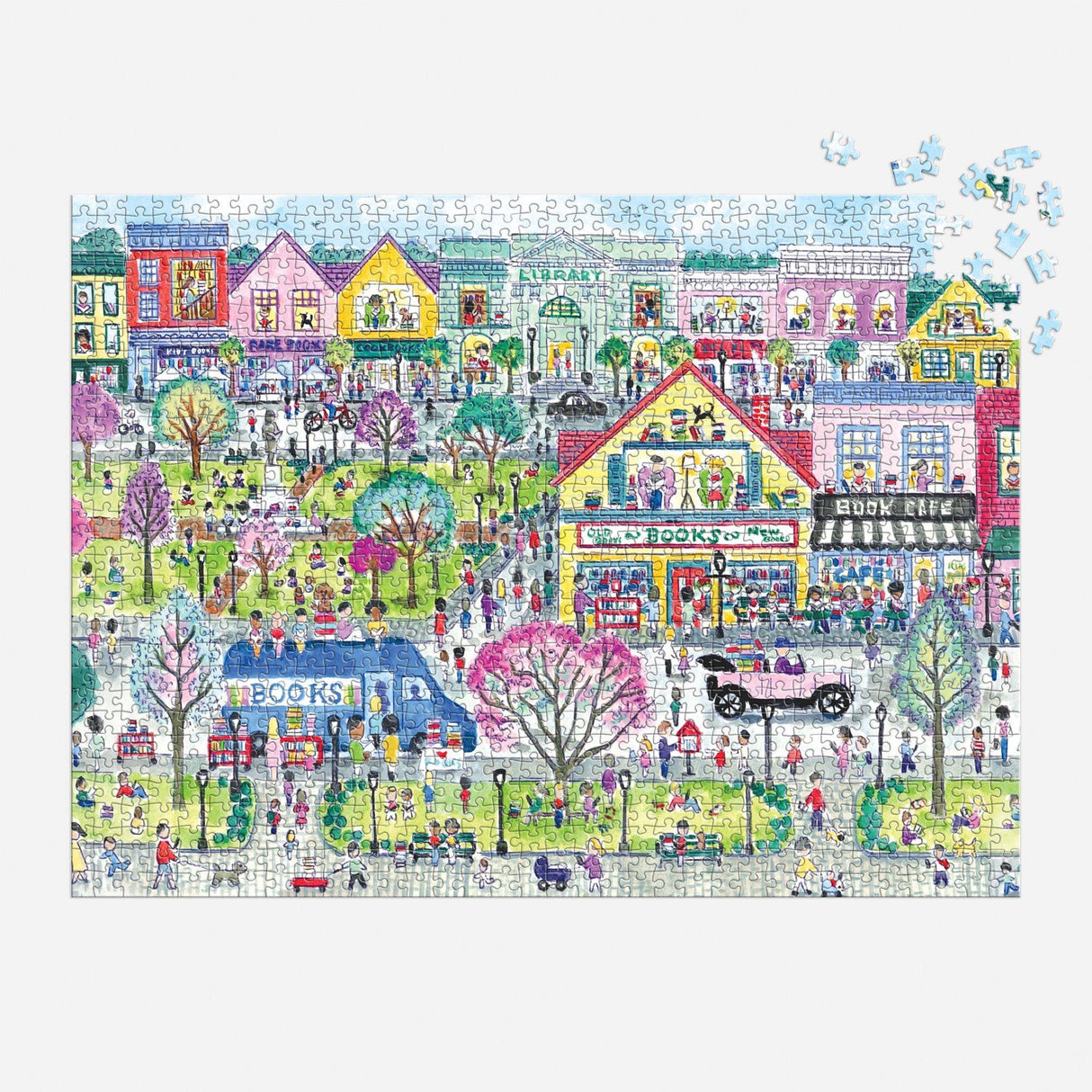 Galison - Michael Storrings Book Town 1000 Piece Puzzle