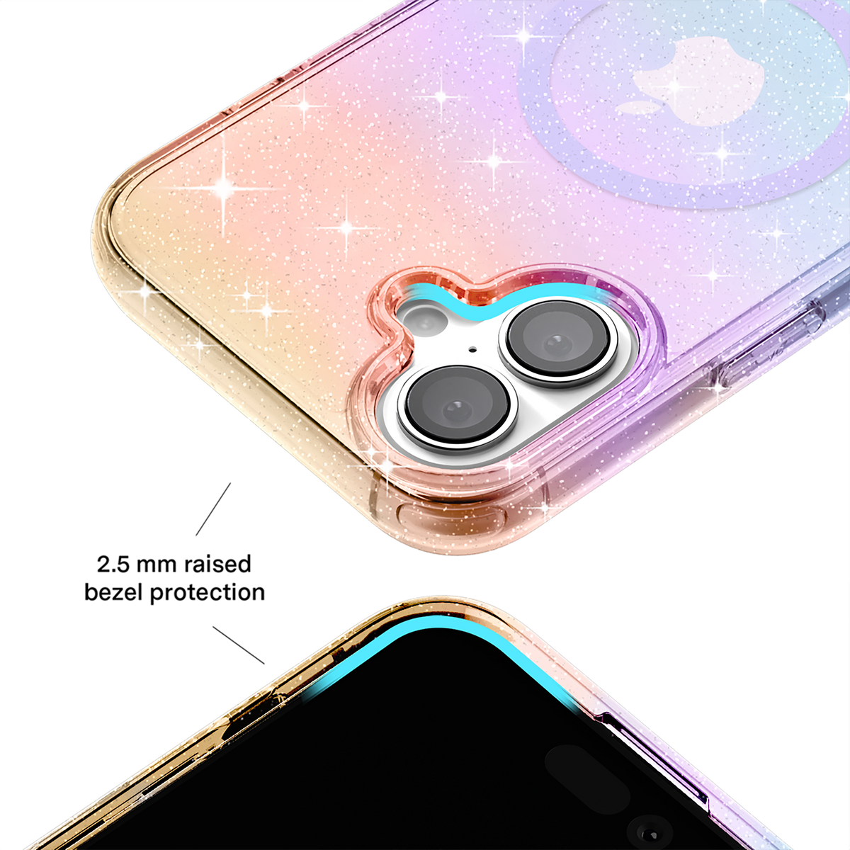 VELVET CAVIAR - IPhone 16 MagSafe Case - Ombre Stardust Glitter