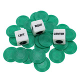 Wood Expressions - Left, Right, Center Dice Game