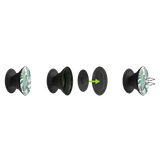 Scosche - MagicMount Pro Dash Mount for PopSockets - Black and Silver