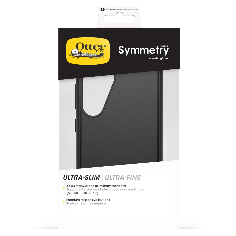 OtterBox - Symmetry Magnetic Case for Samsung Galaxy S25 - Black
