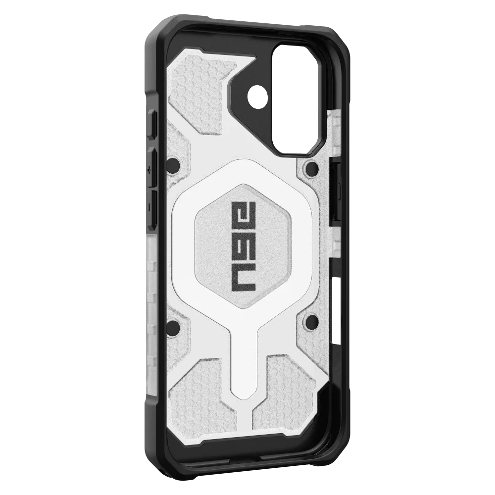 Urban Armor Gear (UAG) - Pathfinder Clear MagSafe Case for Apple iPhone 17 - Ice and Silver