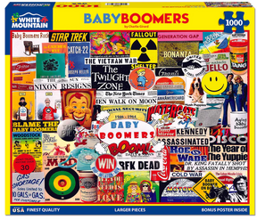 White Mountain Puzzles - Baby Boomers - 1000 Piece Jigsaw Puzzle