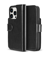 xBase iPhone 16 Pro Folio Exec Wallet Case MagSafe Compatible - Black