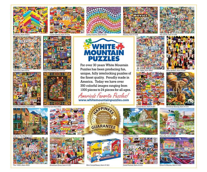 White Mountain Great Books - 300 Piece Jigsaw Puzzle