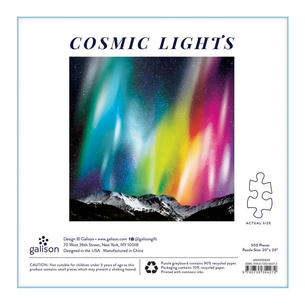 Galison - Cosmic Lights 500 Piece Puzzle