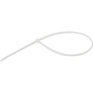 CABLE TIE 12IN 40LB NYLON SELF-LOCKING CLEAR 100 PACK