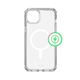 Itskins - Hybrid_r Clear Magsafe Case For Apple Iphone 15 Plus / Iphone 14 Plus - Transparent