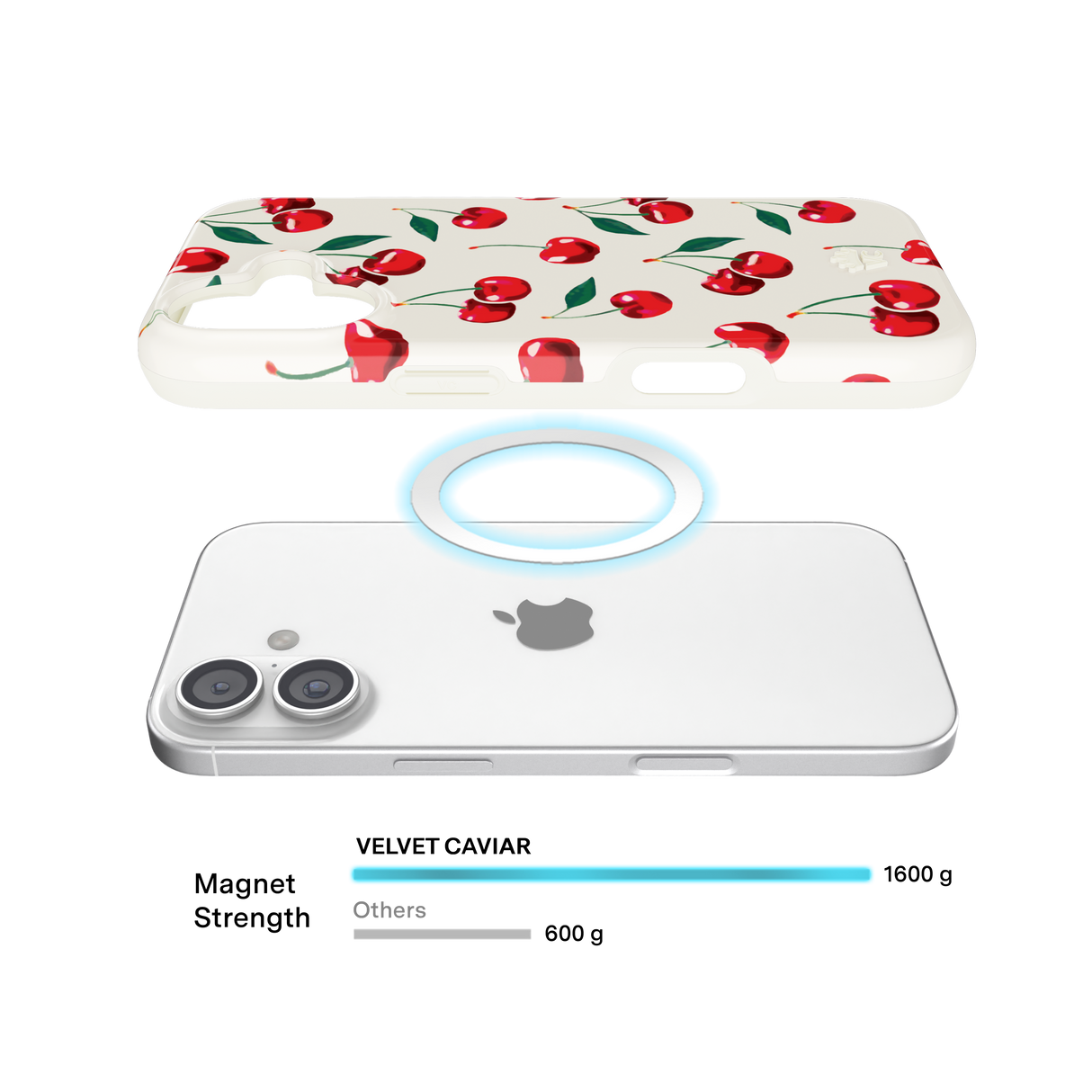 VELVET CAVIAR - IPhone 17 MagSafe Case - Mon Cheri Cherry