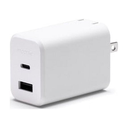 Mophie - 42w Gan Dual Port Usb C And Usb A Wall Charger - White