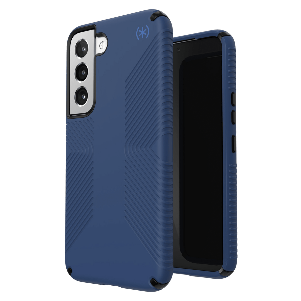 Speck - Presidio Grip 2 Case For Samsung Galaxy S22 - Coastal Blue And Black