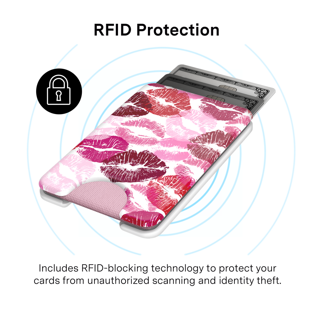 VELVET CAVIAR - Magnetic Phone Wallet - Kiss Me