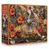 Final Piece Puzzles - No. 15 - Wildflower Wolf