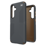 Speck - Presidio2 Grip Case For Samsung Galaxy S24 - Charcoal Grey