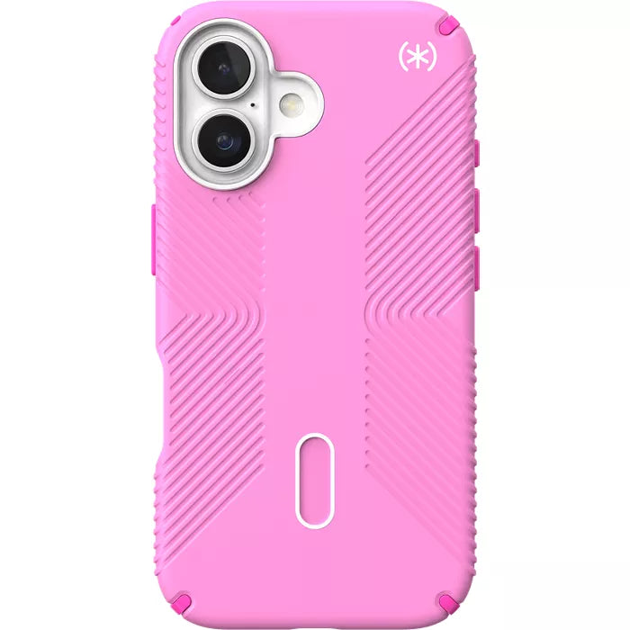 Speck - Presidio2 Grip Case With Clicklock For Apple Iphone 16 - True Pink