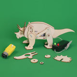 Kitsville - Dinosaur Robot DIY Kit - Triceratops, STEM Toy, Craft Kit
