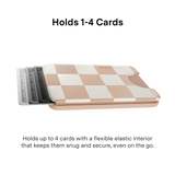 VELVET CAVIAR - Magnetic Phone Wallet- Nude Vibe Checker