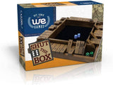 Wood Expressions - 4 Player Shut The Box dice Game – 8 inches – Travel Size
