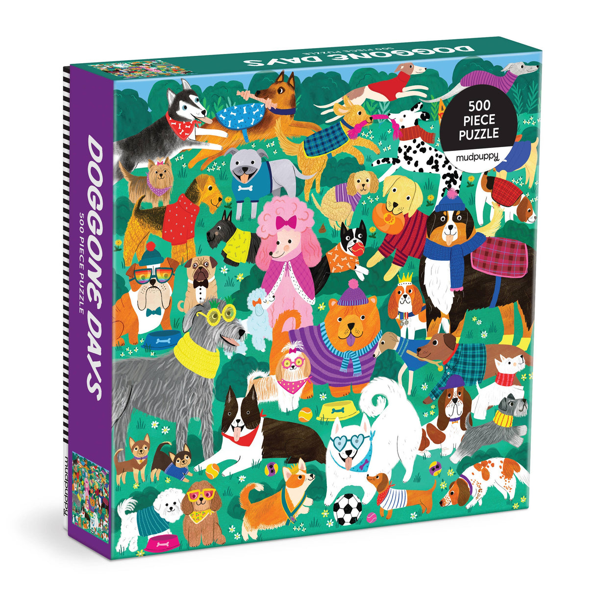 Mudpuppy - Doggone Days 500 Piece Family Puzzle