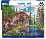 White Mountain Chalet 1000 Piece Jigsaw Puzzle Scenic Landscape Spring Puzzles for Adults and Family