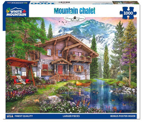 White Mountain Puzzles - Chalet - 1000 Piece Jigsaw Puzzle
