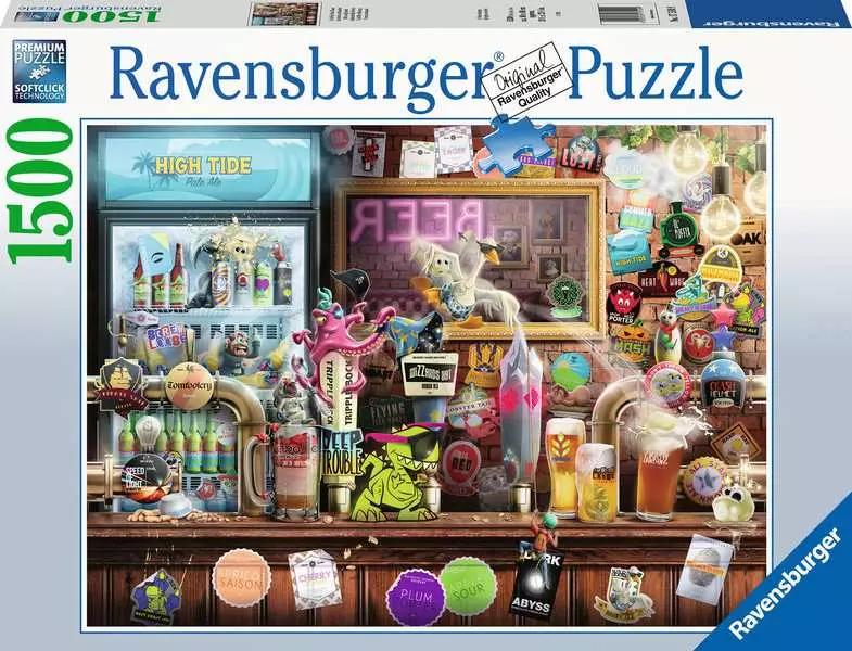 Ravensburger Craft Beer Bonanza 1500 Piece Jigsaw Puzzle for Adults - Handcrafted Tooling, Made in Germany, Every Piece Fits Together Perfectly