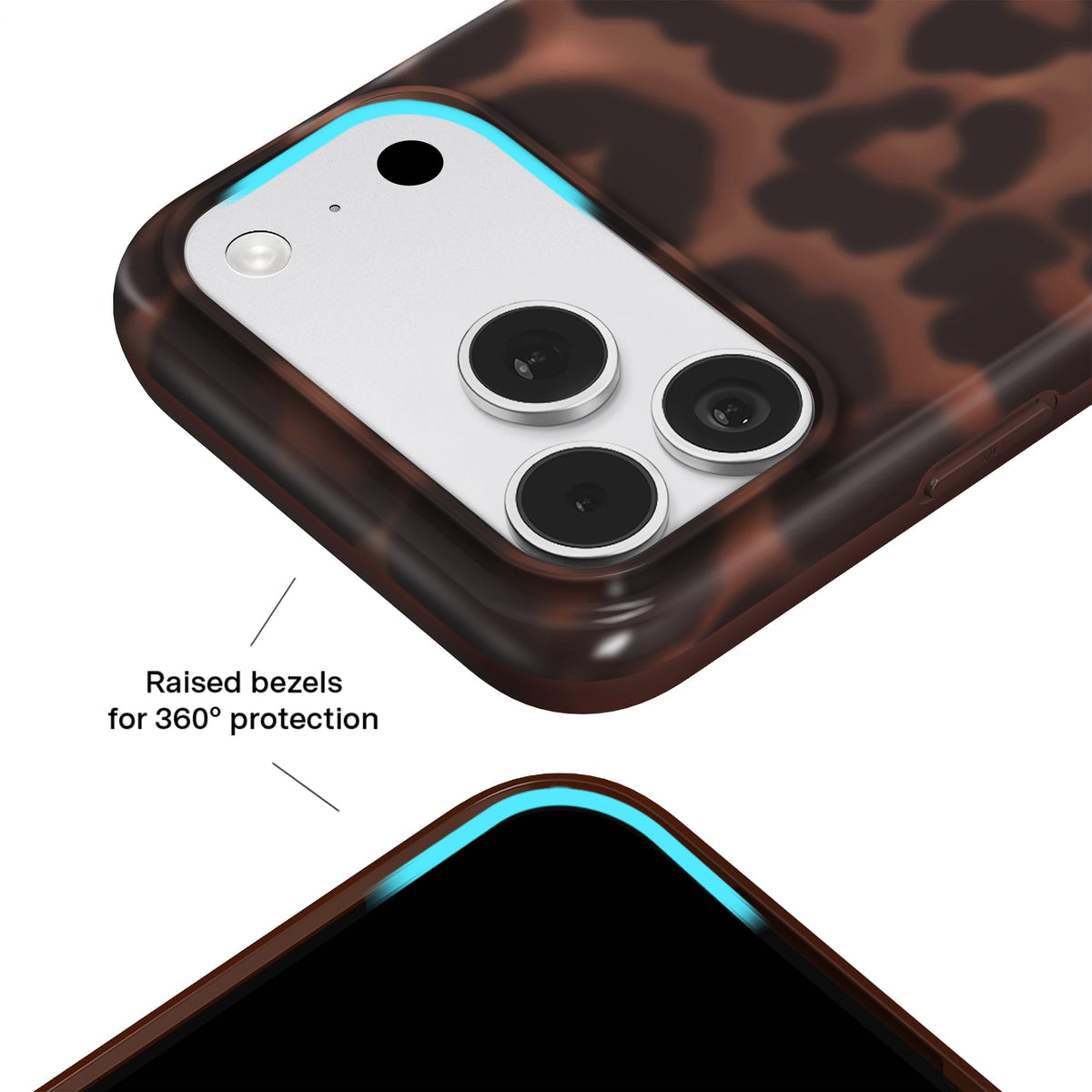 VELVET CAVIAR MagSafe Case for Apple iPhone 18 Pro Max / 17 Pro Max, It Girl Leopard, back view