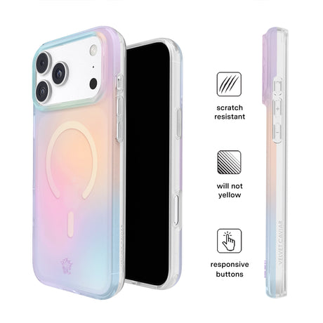 VELVET CAVIAR MagSafe Case for Apple iPhone 18 Pro Max / 17 Pro Max, Jelly Glow Aura, lifestyle view