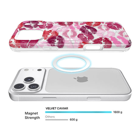 VELVET CAVIAR iPhone 17 Pro Max MagSafe Case, Kiss Me, detail view