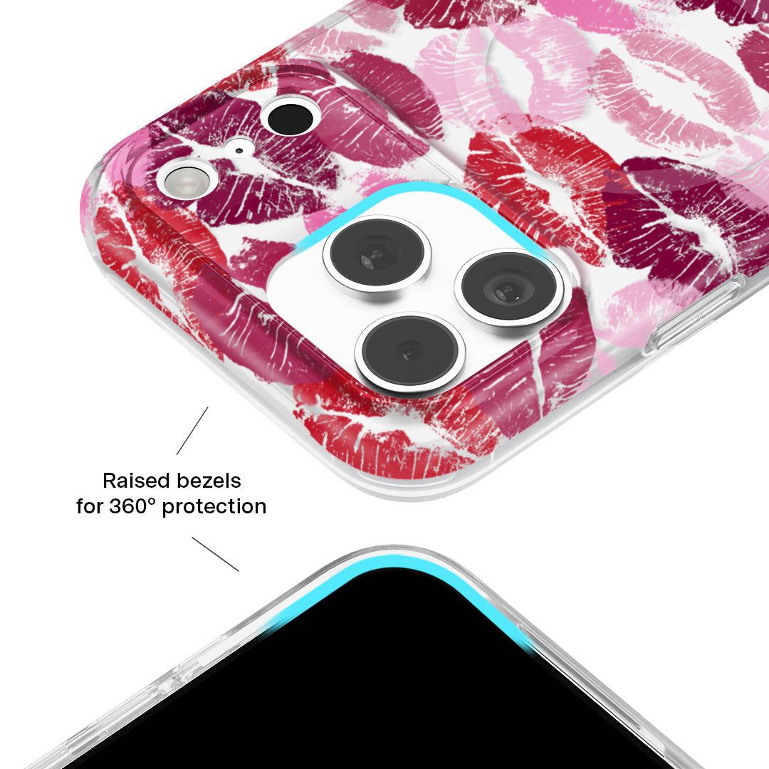 VELVET CAVIAR iPhone 17 Pro MagSafe Case, Kiss Me, back view