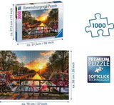 Ravenburger Bicycles in Amsterdam - 1000 Pieces Puzzle