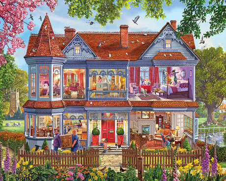 White Mountain Spring House- 1000 Piece Jigsaw Puzzle