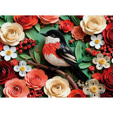 Final Piece Puzzles - No. 28 - Scarlet Songbird
