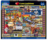 White Mountain Puzzles - I Love Louisiana - 1000 Piece Jigsaw Puzzle