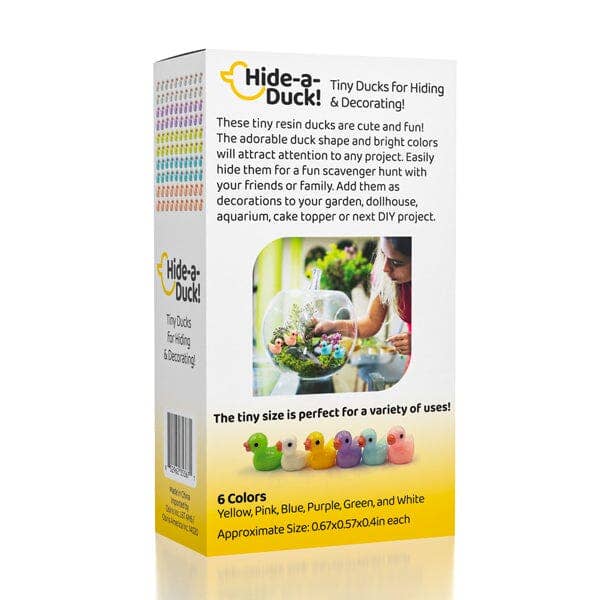 Showcase - Hide-A-Duck! (100pc) Tiny Ducks To Prank Your Friends With!