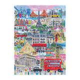 Galison - Michael Storrings Cities Around the World 1000 Piece Puzzle