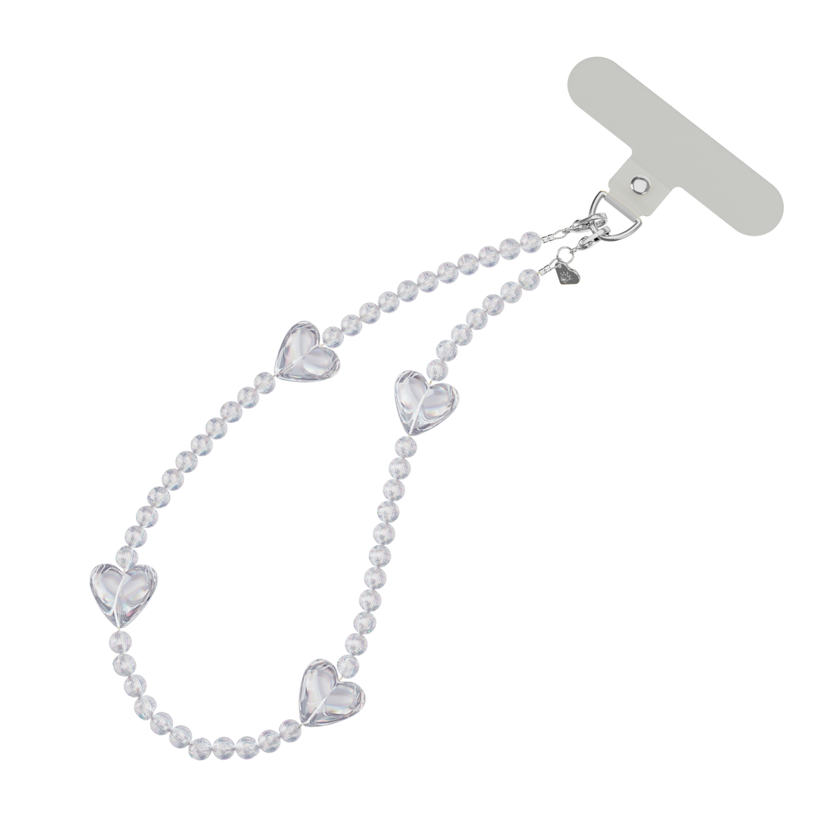 VELVET CAVIAR - Phone Charm Wristlet - Holo Heart