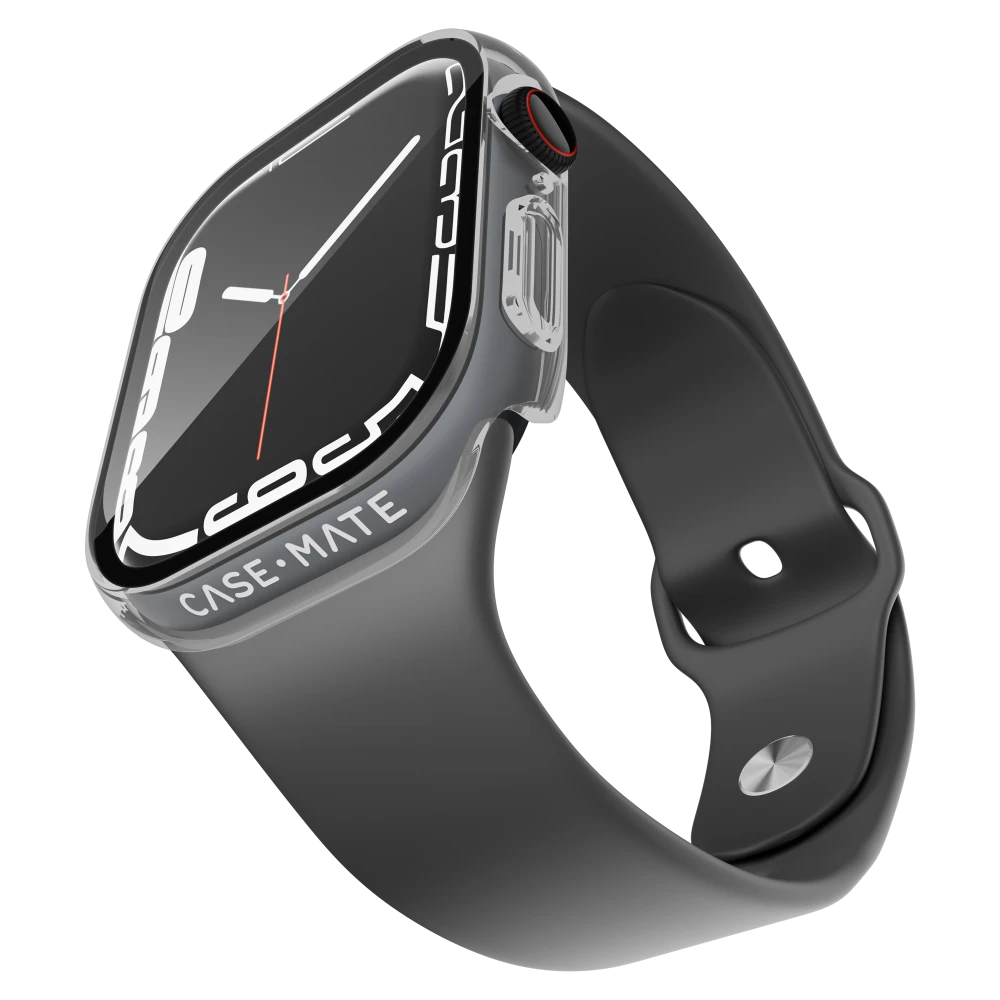 Case-Mate - Tough Case with Integrated Glass Screen Protector for Apple Watch Series 10 46mm - Clear
