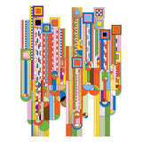Galison - Frank Lloyd Wright Saguaro Cactus & Forms 750 Piece Shaped Foil Puzzle