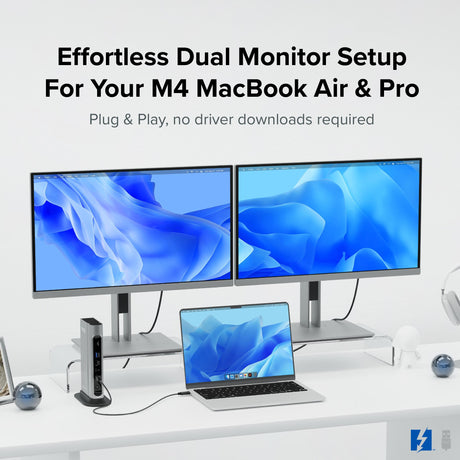 Plugable TBT4-UDZ dock rear ports HDMI DisplayPort Ethernet