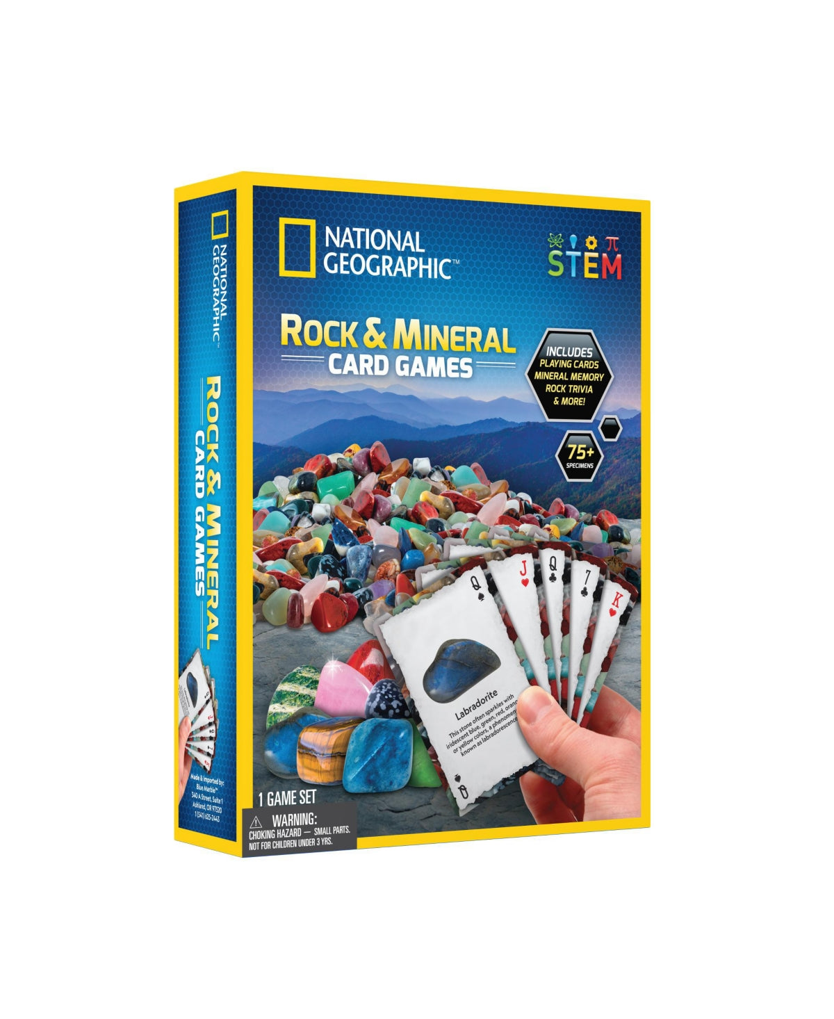 National Geographic Rock + Mineral Card Games