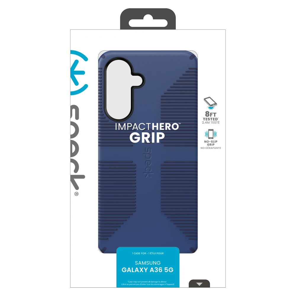 Speck - Presidio Impact Hero Grip Case for Samsung Galaxy A36 5G - True Blue