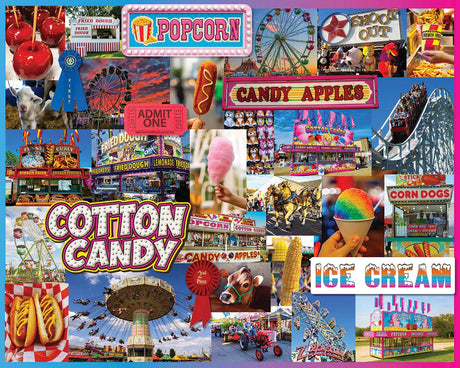 State Fair 1000 piece jigsaw puzzle by White Mountain Puzzles, completed puzzle image