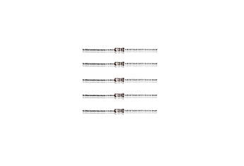 10M-OHM 1/4-WATT CARBON FILM RESISTOR (5-PACK)