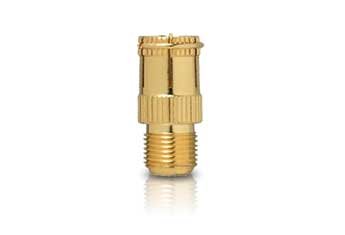 GOLD-PLATED PUSH-ON F-CONNECTOR