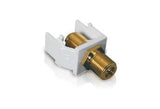 KEYSTONE GOLD PLATED F-CONNECTOR MODULE