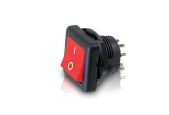 DPDT ROCKER SWITCH (RED)