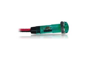 12V LED ASSEMBLY WITH 8.5MM HOLDER - GREEN