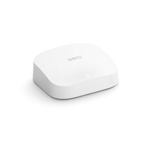 Amazon eero Pro 6 mesh Wi-Fi 6 router | Fast and reliable gigabit speeds | connect 75+ devices | Coverage up to 2,000 sq. ft. | 2020 release