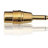 GOLD SERIES 1/8-INCH MONO PLUG-TO-RCA PHONO JACK